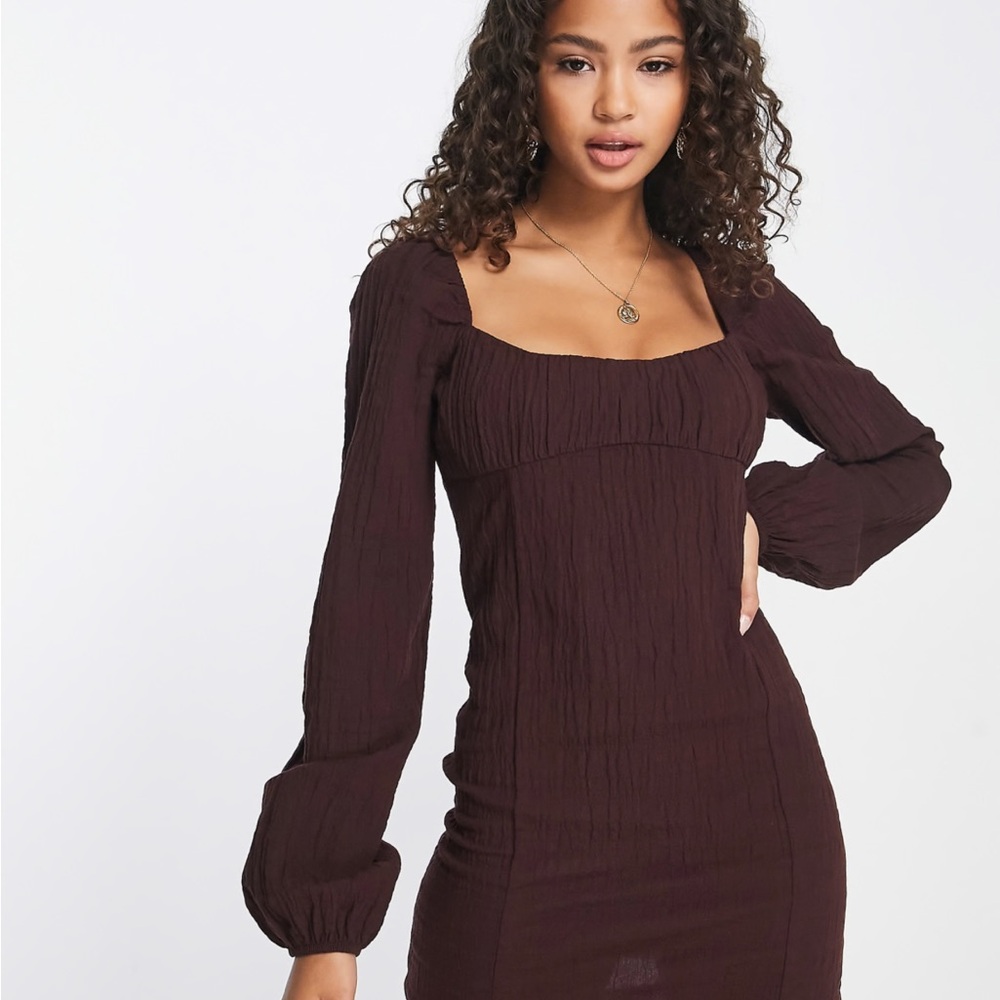🎉 Pull & Bear Square Neck Mini Dress